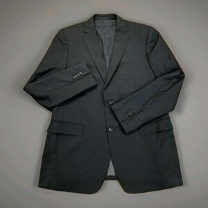 Z Zegna Suit Coat Size EU 52R US 42R Dark Navy Blue Wool Blend CITY Blazer‎